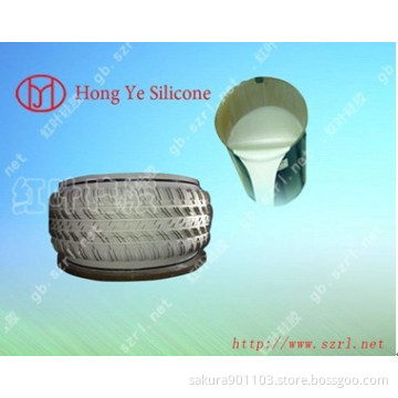 Platinum cured silicone rubber for tire mold